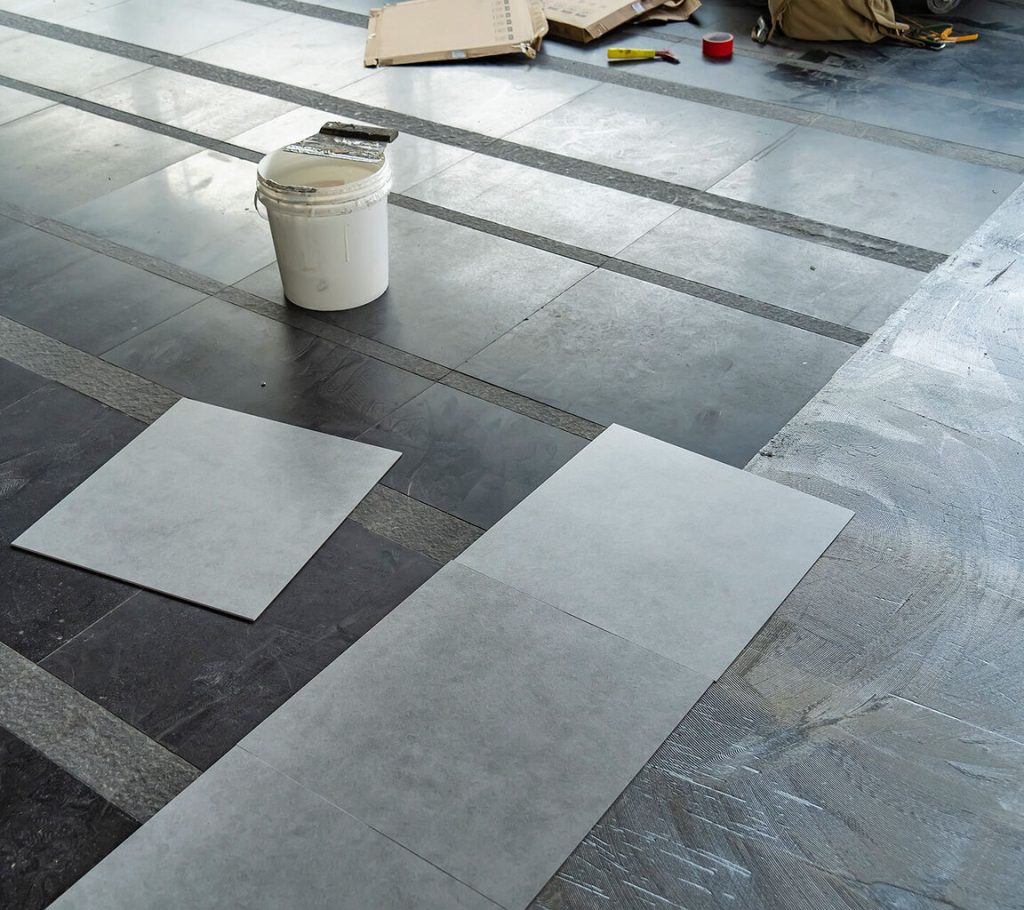 LVT Flooring installation in progress by GFC Flooring